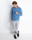 Sweaters - Grijsblauwe sweater van biokatoen