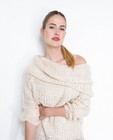 Truien - Grofgebreide trui met brede kraag