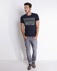 Slim fit T-shirt met print - null - Iveo