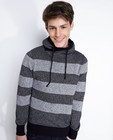 Sweats - Grijze sweater met strepen