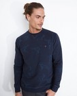 Blauwe sweater met print - null - Groggy