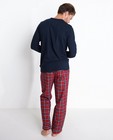 Nachtkleding - Pyjama met geruite broek