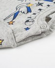 Sweaters - Grijze sweater met kleurrijke print