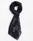 Zwarte sjaal met wol en zijde - null - JBC