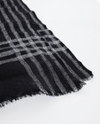 Breigoed - Zwarte sjaal met wol en zijde