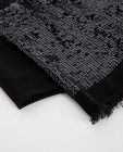 Breigoed - Zwarte sjaal met pailletten