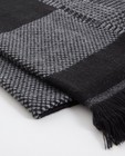 Zwarte sjaal met patroon