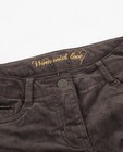 Pantalons - Bruine fluwelen broek