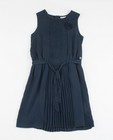 Kleedjes - Blauwe jurk met plissé