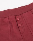 Pantalons - Bordeaux sweatbroek 
