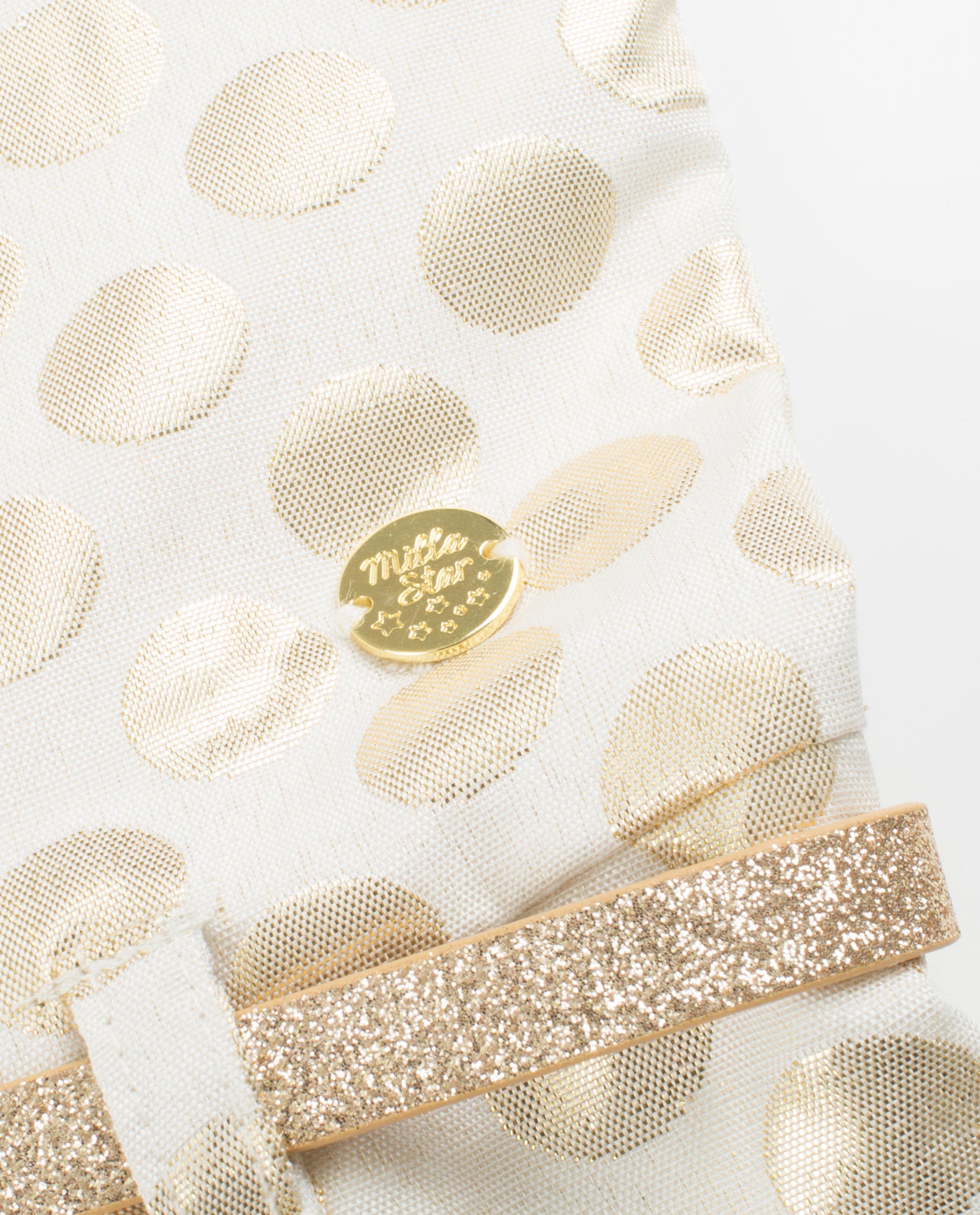 Kleedjes - Jurk met gouden bollen