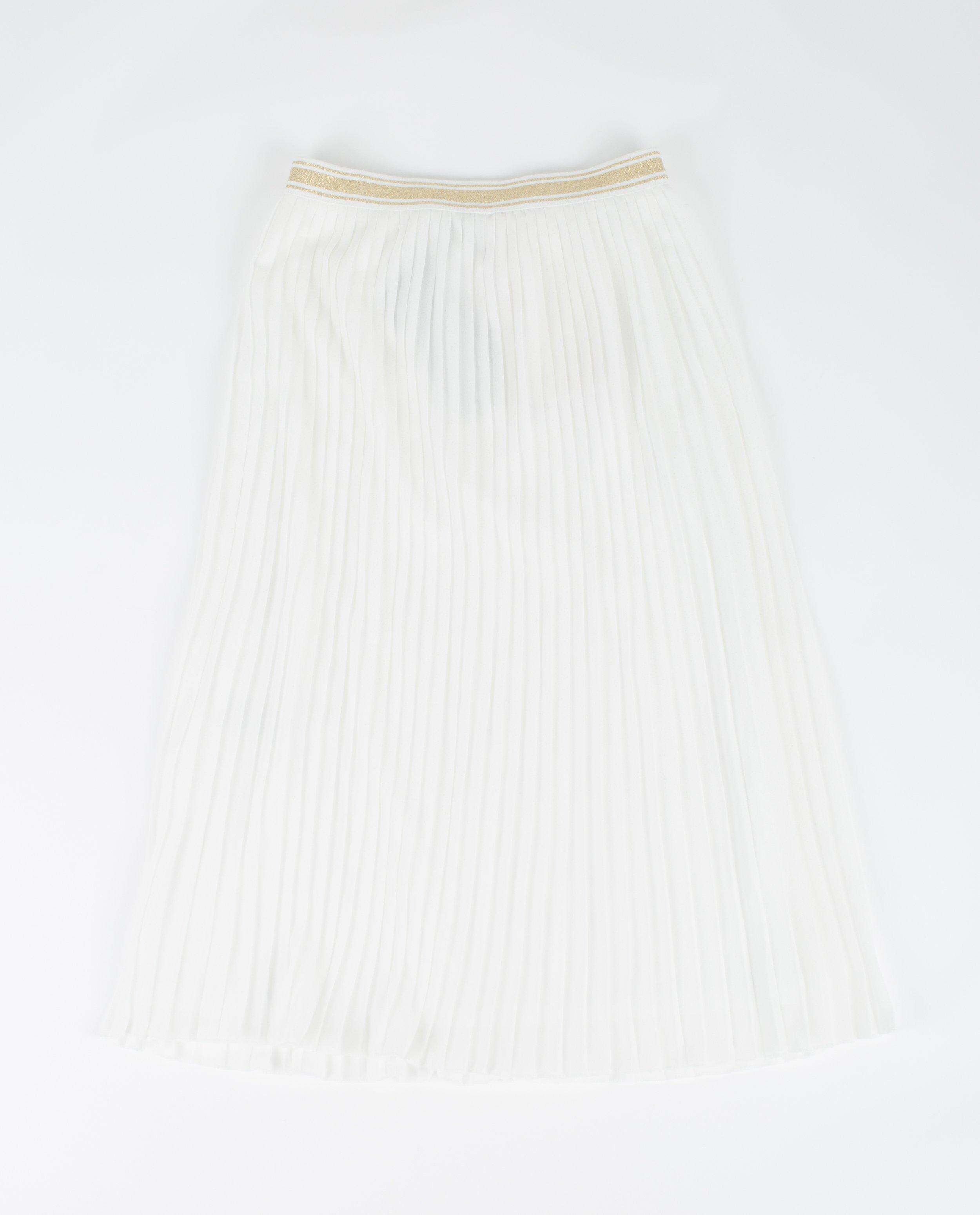 Rokken - Plissé rok met glitter