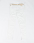 Broeken - Witte broek met parels