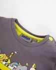 T-shirts - Grijze longsleeve met print Bumba
