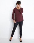 Hemden - Aubergine blouse