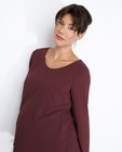 Hemden - Aubergine blouse