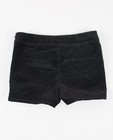 Shorts - Zwarte fluwelen short