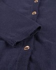 Cardigan - Blauwe cardigan met zakken
