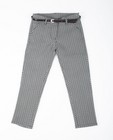 Broeken - Zwart-witte broek met allover print