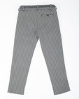 Pantalons - Zwart-witte broek met allover print
