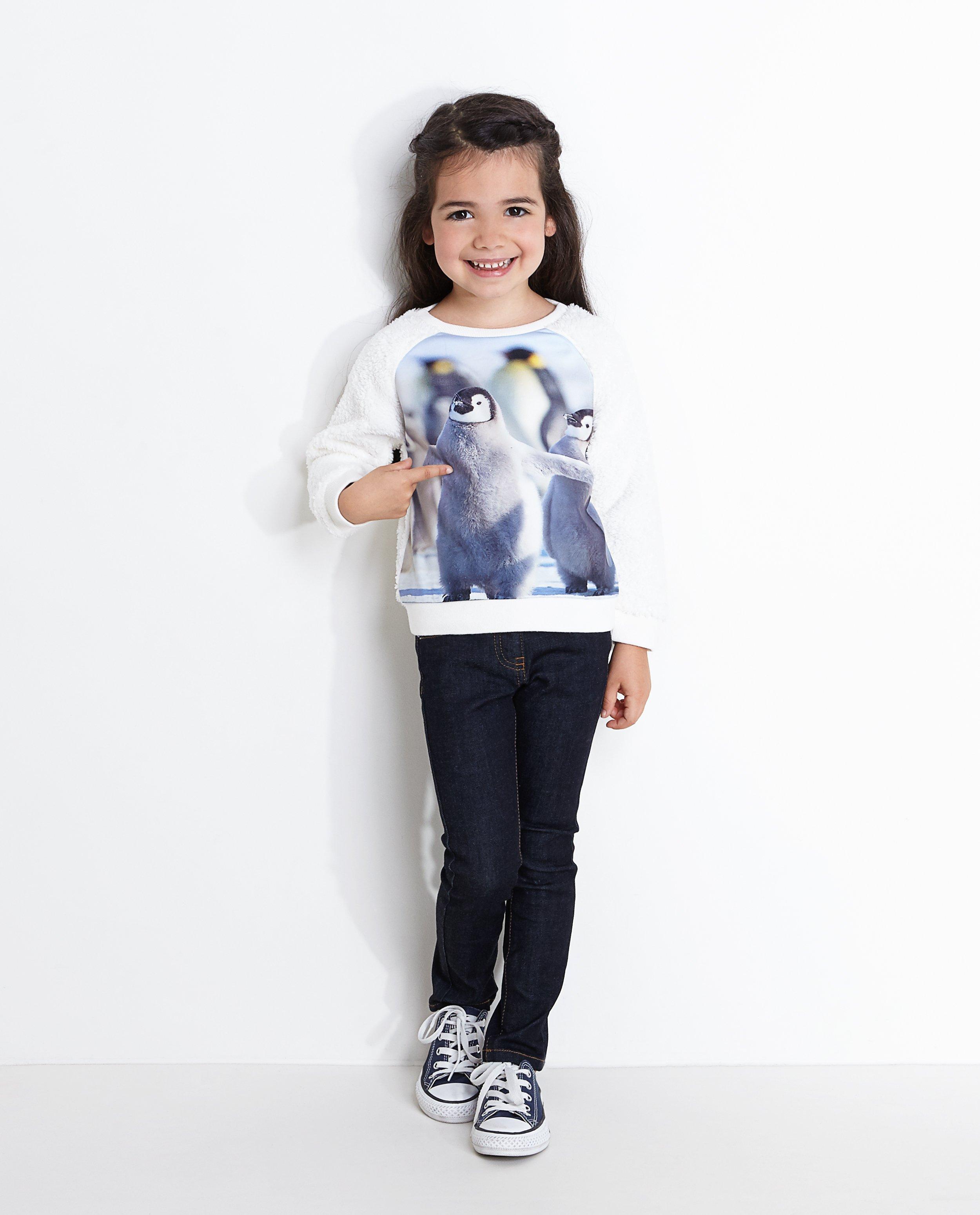 Zachte sweater met fotoprint - null - JBC