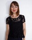 Hemden - Zwarte kanten blouse