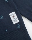 Truien - Blauwe trui met print
