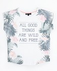 T-shirt met tropische print - null - Groggy