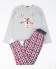 Pyjamas - Kerstpyjama met geruite broek
