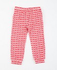 Pantalons - Roze broek met vlinderprint Bumba