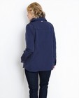 Manteaux - Donkerblauwe gladde jas