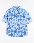 Chemises - Chambray hemd met tropische print