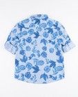 Chemises - Chambray hemd met tropische print