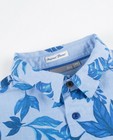 Hemden - Chambray hemd met tropische print