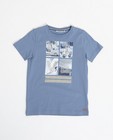 T-shirts - Grijsblauw T-shirt met print