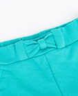 Broeken - Turquoise legging met strikje