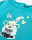 T-shirts - Longsleeve met fotoprint van konijn