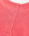 T-shirts - T-shirt rose clair à longues manches avec une inscription