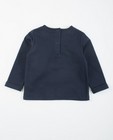 Sweats - Donkerblauwe sweater met print