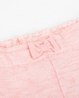 Pantalons - Lichtroze broek met strikje