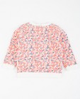 Sweats - Sweater met roze bloemenprint