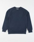 Donkerblauwe effen sweater  - null - JBC