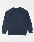 Sweaters - Donkerblauwe effen sweater 