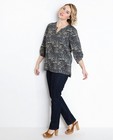 Hemden - Kaki blouse met tropische print