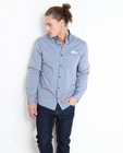 Chemise Chambray gris clair avec relief - null - Quarterback
