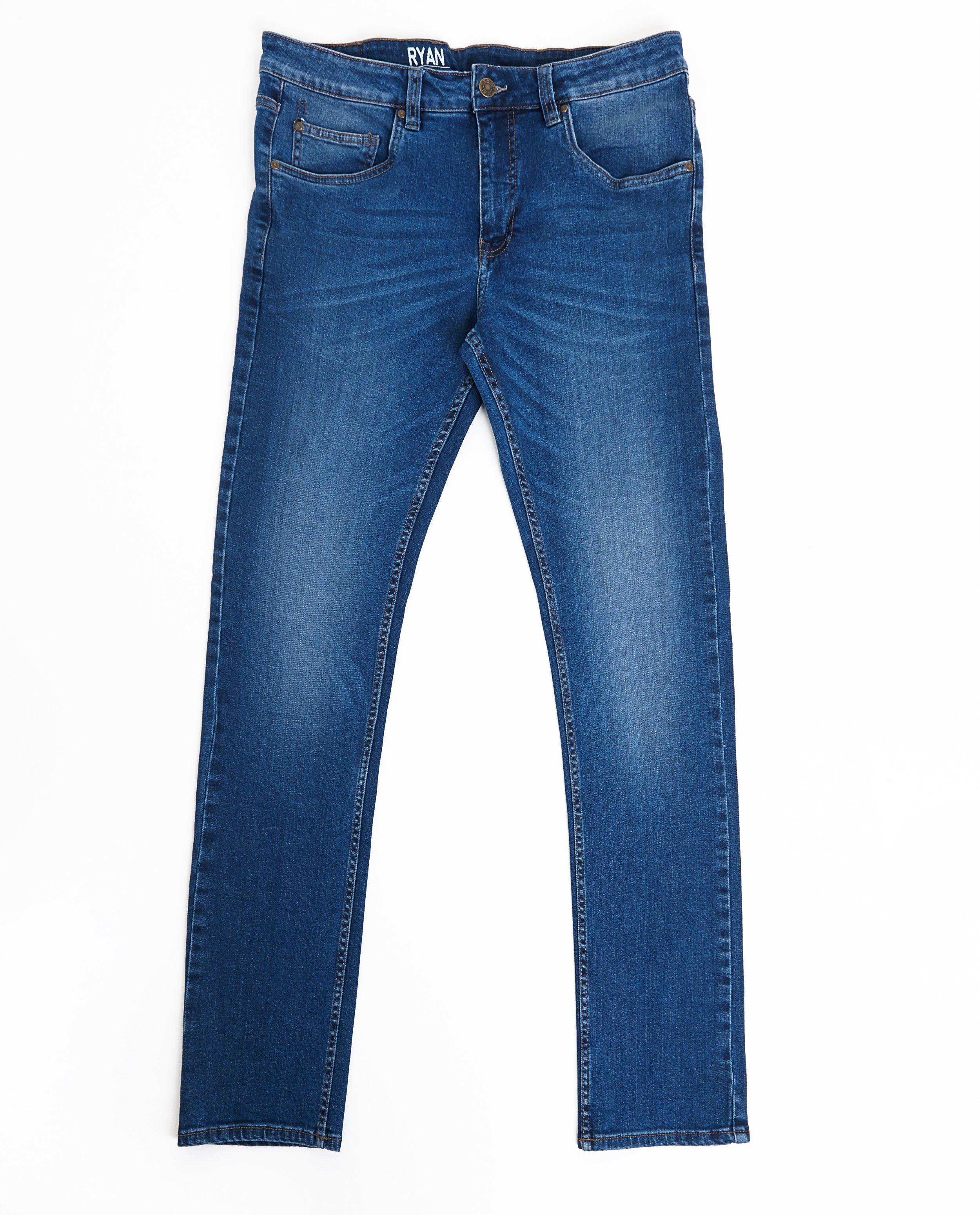 Jeans d&eacute;lav&eacute; en coton bio - D&eacute;tails du produit - bleu - image num&eacute;ro 5