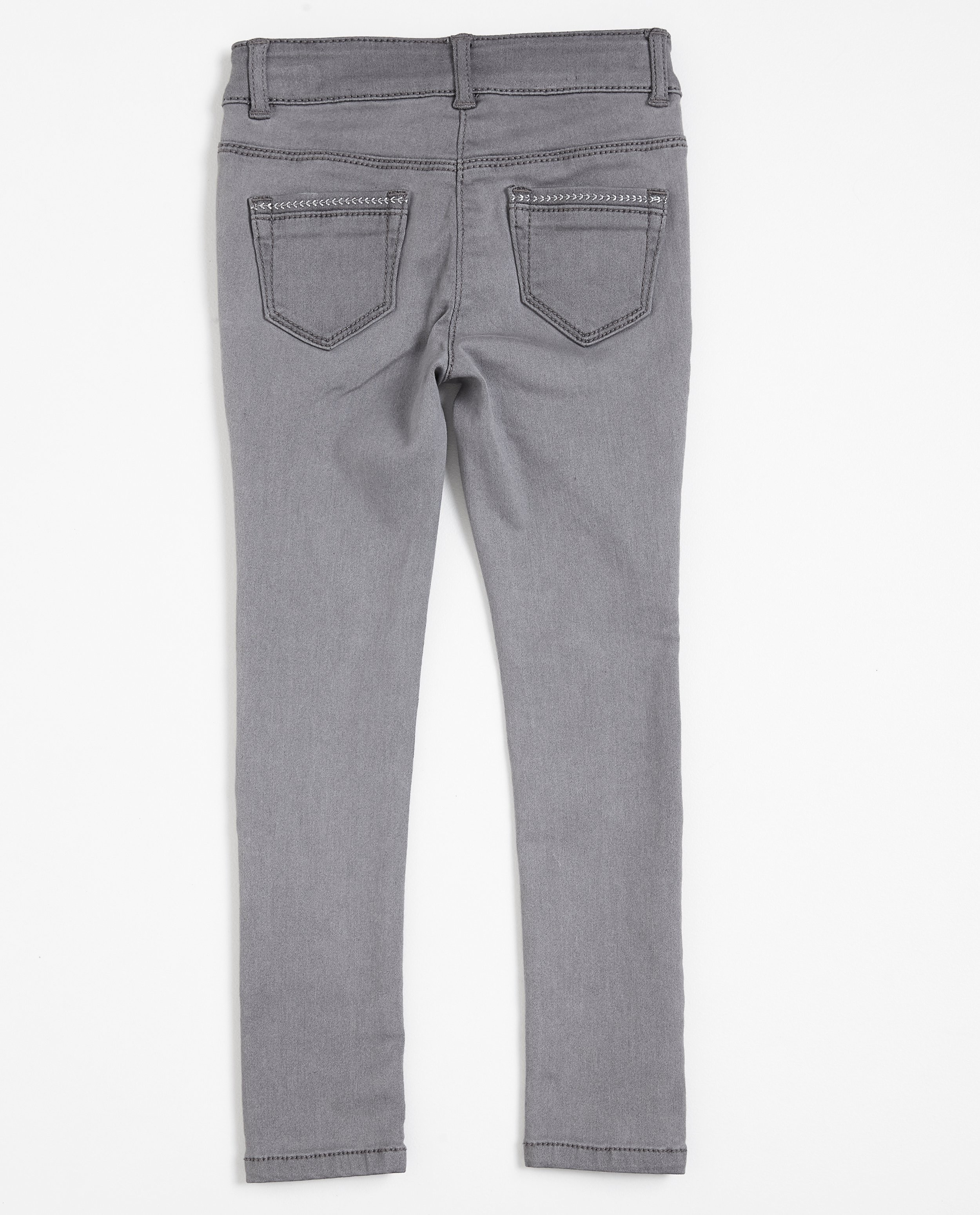 Jeans - Skinny jeans met zilveren details