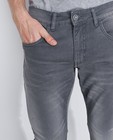 Jeans - Jeans gris en sweat denim délavé