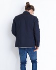 Jassen - Donkerblauwe utility jas, slim fit