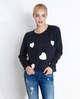 Truien - Oversized trui met harten